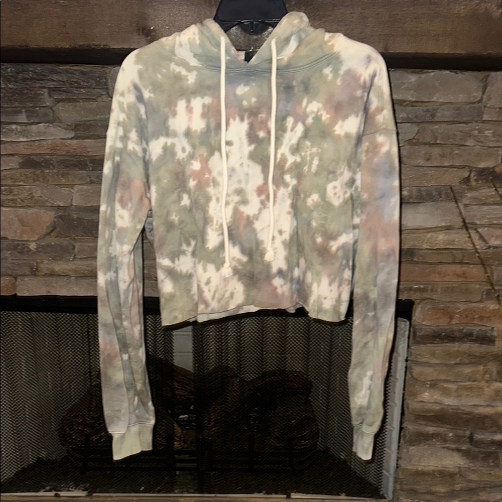 Wild Fable Tie-Dye Cropped Hoodie